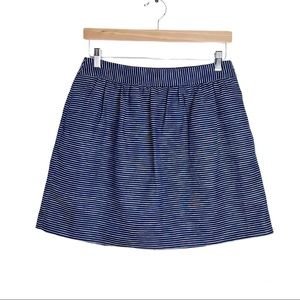 Banana Republic Factory Stripe A-line Mini Skirt 6